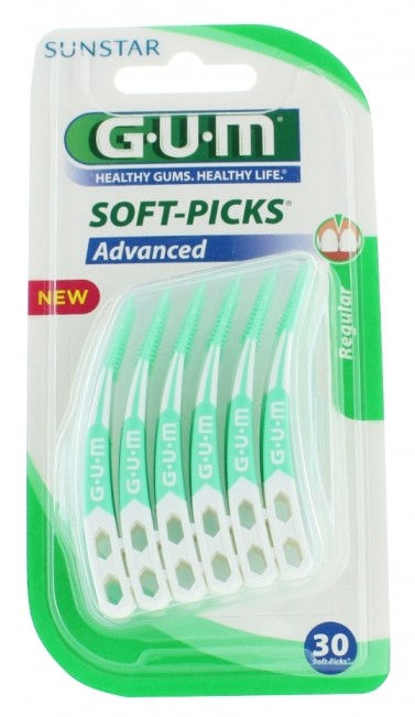 Gum Soft Picks Advanced Regular Batonnets 650